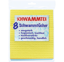 Schwammtücher im 8er Pack, saugstark, hygienisch, kochfest und textilverstärkt
