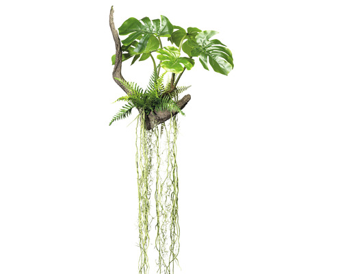 Kunstpflanze Splitphilodendron Höhe: 160 cm grün