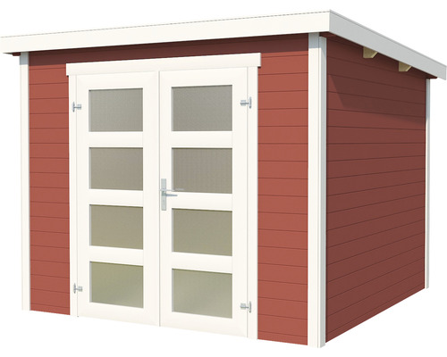 Gartenhaus mit Doppeltür und Fenstern