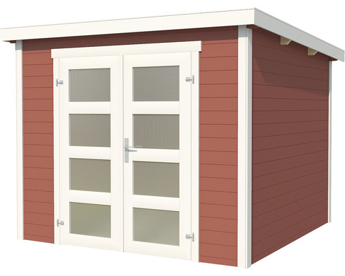 Gartenhaus mit Doppeltür und Fenstern