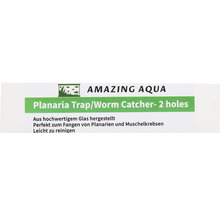 Amazing Aqua Planarien Falle Wurmfänger mit zwei Löchern