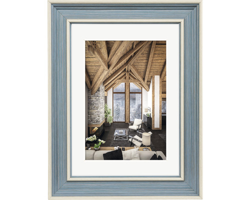 Bilderrahmen mit Passepartout, gerahmtes Wohnzimmer