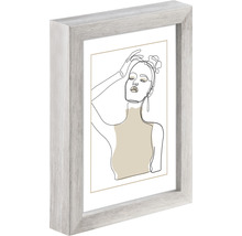 Dekorativer Bilderrahmen mit abstrakter Frauendarstellung