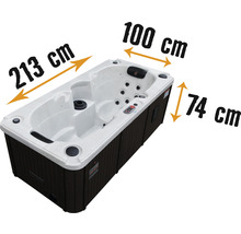 Aufstellbarer Whirlpool Canadian Spa Yukon Plug & Play inkl. LKW Anlieferung