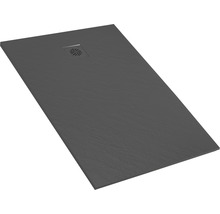 Extraflache Rechteck-Duschwanne Jungborn Cento 120x80x2,5 cm schwarz matt-thumb-1
