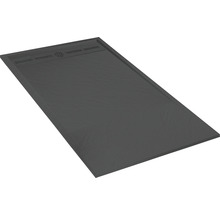 Rechteck-Duschwanne Jungborn Venti 160x90x3 cm schwarz matt-thumb-1