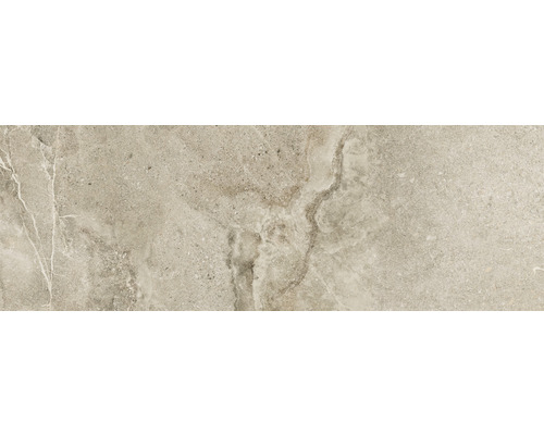 Steingut Wandfliese Dolomiti nut 30x90 cm beige matt rektifiziert