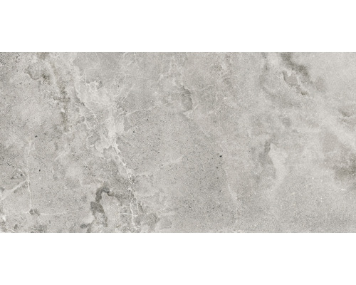 Feinsteinzeug Bodenfliese Dolomiti ash 60x120 cm grau matt rektifiziert