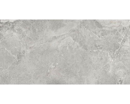 Feinsteinzeug Bodenfliese Dolomiti ash 80x160 cm grau matt rektifiziert