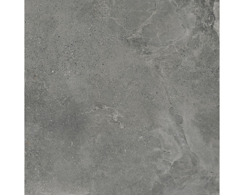 Feinsteinzeug Bodenfliese Dolomiti anthracite 120x120 cm anthrazit matt rektifiziert