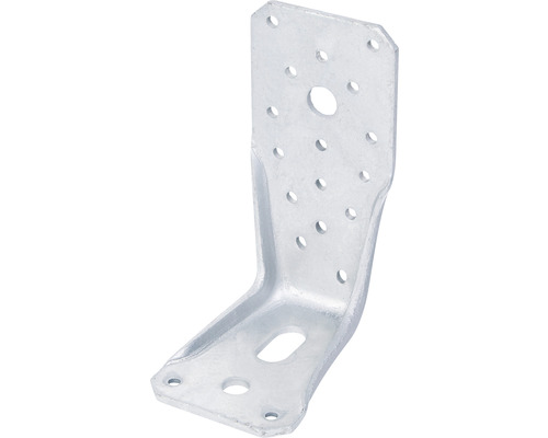Winkelverbinder aus Metall mit Befestigungslöchern