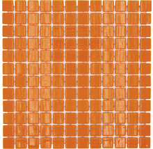 Quadratische Mosaikfliese aus Glas
