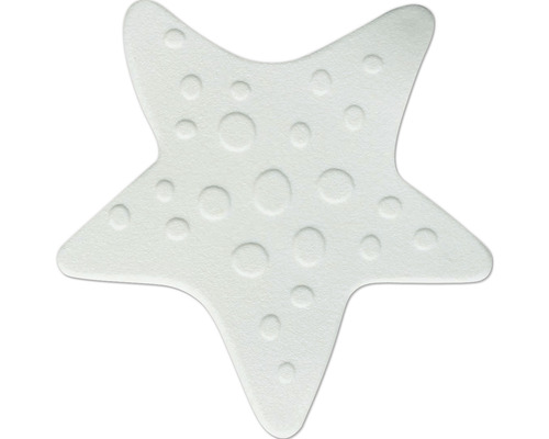 Anti-Rutsch-Sticker Asterie 13x13 cm weiß 5 Stück