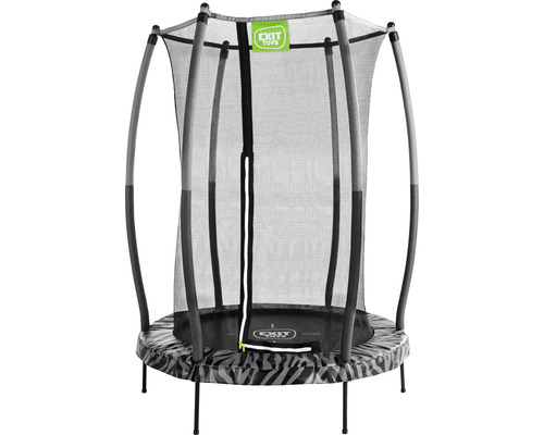 EXIT Tiggy junior Trampolin mit Sicherheitsnetz Ø 140 cm grau Trampolin mit Sicherheitsnetz