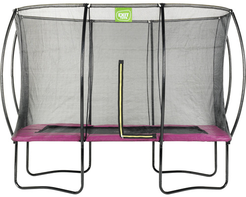 Trampolin EXIT Silhouette eckig 214x305 cm Netz rosa Trampolin EXIT Silhouette eckig 214x305 cm Netz rosa