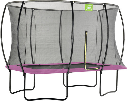 Rechteckiges Gartentrampolin mit Sicherheitsnetz