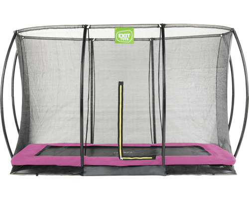 Rechteckiges Gartentrampolin mit Sicherheitsnetz