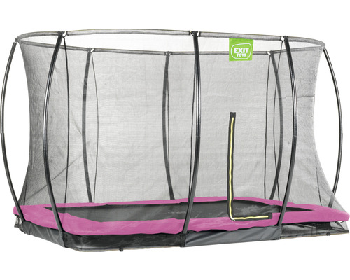 Rechteckiges Gartentrampolin mit Sicherheitsnetz