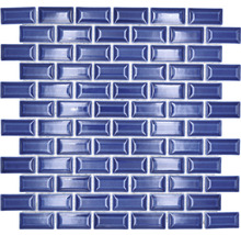 Keramikmosaik CBK 114 Brick Bond Diamond 30x30cm uni kobaltblau