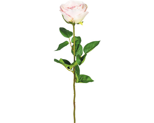 Kunstpflanze Gartenrose Höhe: 69 cm rosa