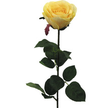 Kunstpflanze Gartenrosen Höhe: 69 cm gelb