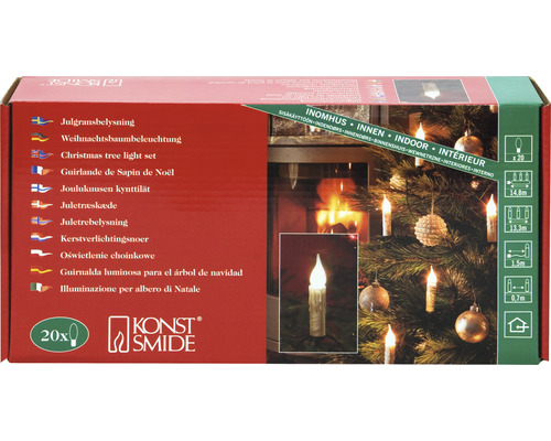 Konst Smide Weihnachtsbaumbeleuchtung, 20 Lichter