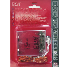 Konstsmide LED Lichterkette mit Batteriebetrieb und Timer für Dekorationen