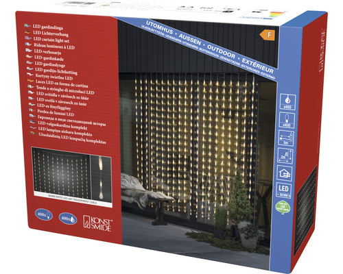 Verpackung einer LED Lichterkette für den Außenbereich