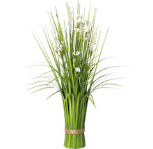 Kunstpflanze Stehgrasbusch Höhe: 48 cm weiß