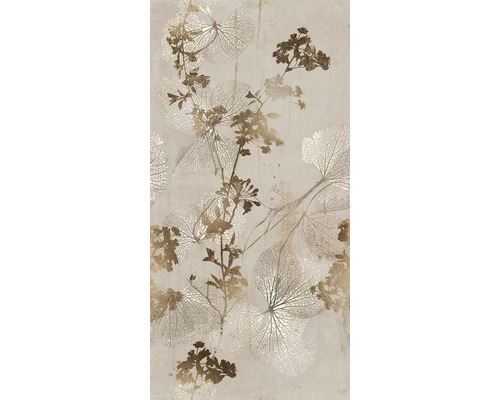Dekorative Wandfliese mit floralem Muster