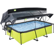 Rechteckiger Pool mit Überdachung