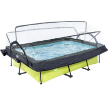 Rechteckiger Pool mit Abdeckung