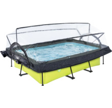 Aufstellpool mit Abdeckung zum Schutz vor Witterungseinflüssen und Schmutz