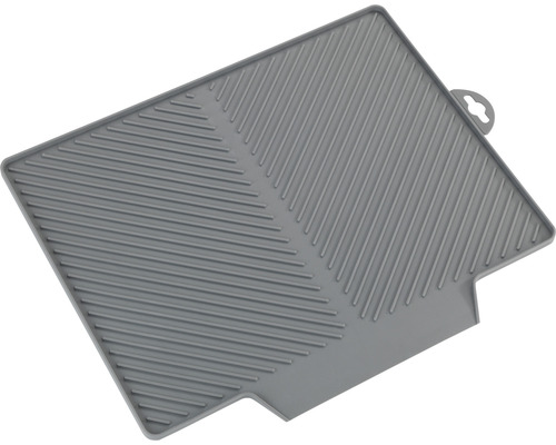 Abtropfmatte aus Kunststoff mit Rillenmuster