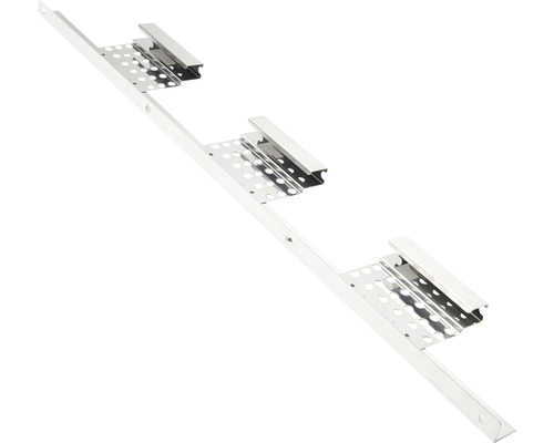 Metallhalterung mit mehreren Klammern zur Befestigung