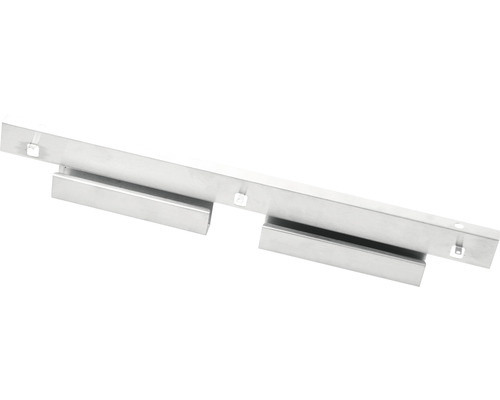 Edelstahl Auffangblech mit Halterungen für Grill