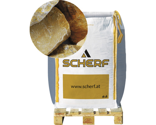 Marmorbruch 50-100 mm 1000 kg Bigbag gold-ocker Marmorbruch 50-100 mm 1000 kg Bigbag gold-ocker