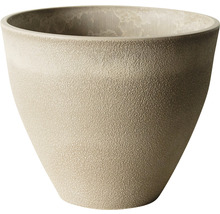 Pflanzgefäß Lafiora Kunststein Ø 35 cm H 29 cm taupe
