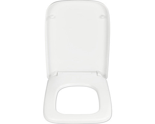 Toilettendeckel mit quadratischer Form geöffnet