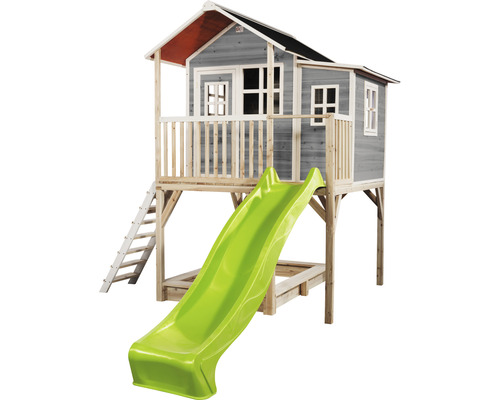 Spielhaus mit Rutsche und Leiter für den Garten