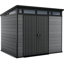 Gartenhaus KETER Cortina 9x7 inkl. Fußboden 279 x 218 cm grau Holzoptik