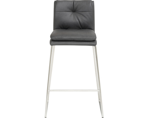 Barhocker mit Sitzpolster und Metallgestell