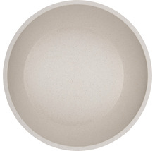 Beige Müslischale aus Bambus, Innenansicht