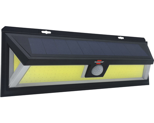 Solar LED-Wandleuchte Brennenstuhl® 16 W 700 lm IP 65 schwarz