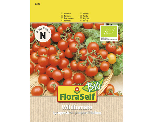 Bio Tomate 'Rote Murmel' FloraSelf Bio samenfestes Saatgut Gemüsesamen