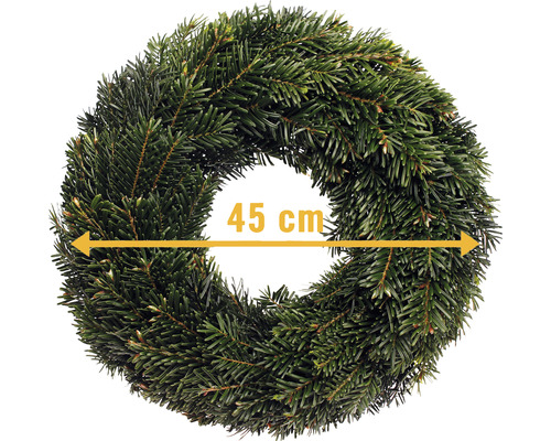 Tannenkranz mit 45 Zentimeter Durchmesser