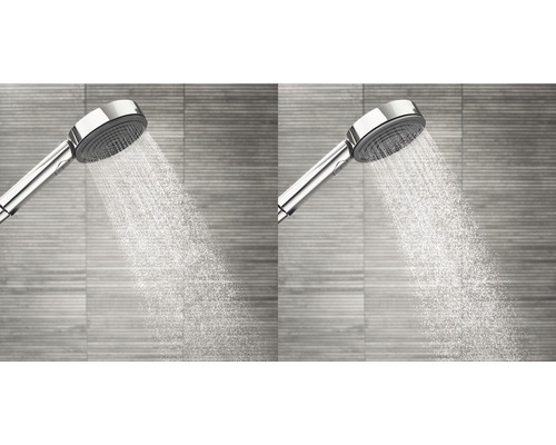 Handbrause mit Wasserstrahl