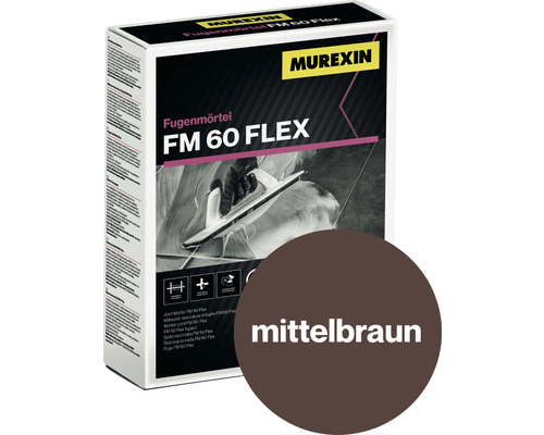 Fugenmörtel Murexin FM 60 Flex mittelbraun 2 kg