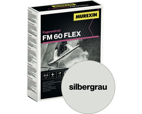 Fugenmörtel Murexin FM 60 Flex silbergrau 2 kg