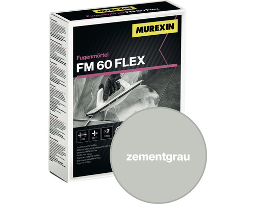 Fugenmörtel Murexin FM 60 Flex zementgrau 2 kg